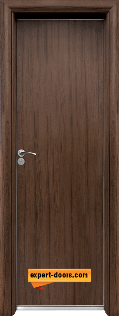 Алуминиева врата за баня – Standart, цвят Орех